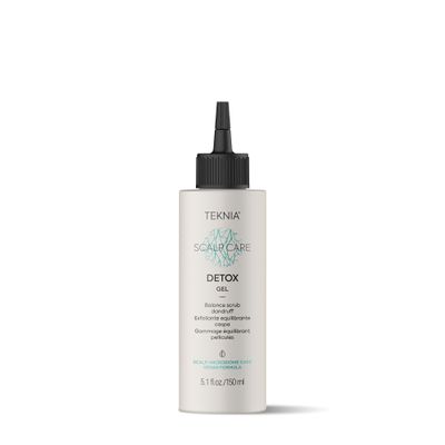 Lakm Teknia Scalp Care Detox Balance Detoxifying Scrub Gel, Scalp Scrub for Dandruff, 5.1 Fl Oz