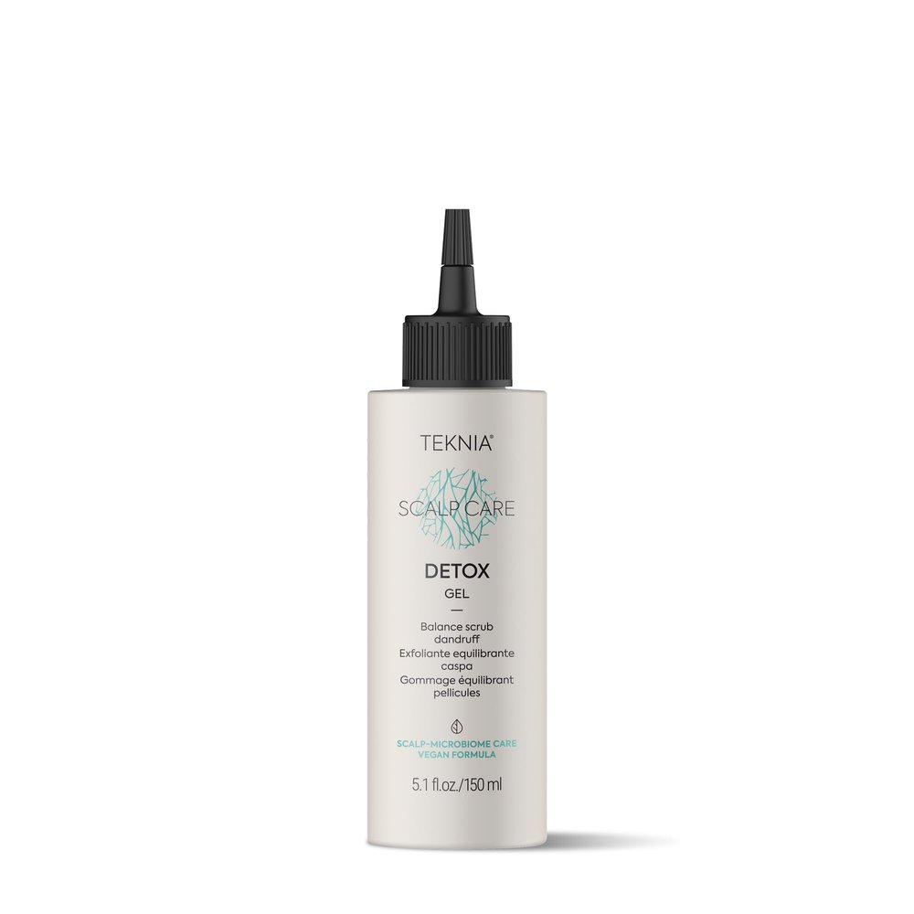 Lakm Teknia Scalp Care Detox Balance Detoxifying Scrub Gel, Scalp Scrub for Dandruff, 5.1 Fl Oz