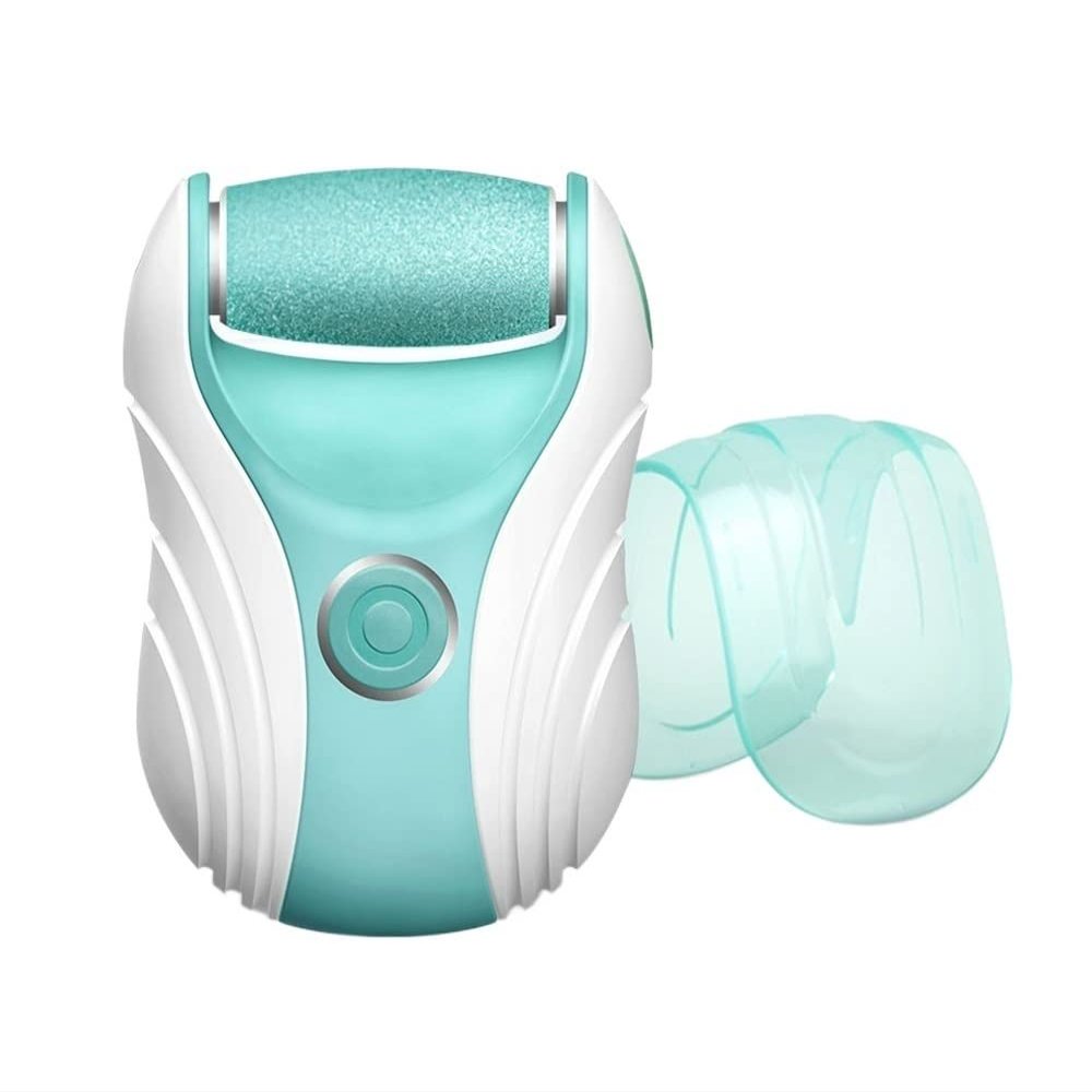 BUZZNN Electric Foot File Callus Remover, USB Rechargeable Pedicure Tools Foot Care Kit, Electric Callus Remover, 2 Speed, Perfect for Remove Cracked Heels Calluses and Hard Skin (Color : Blue)