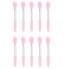 FRCOLOR 10pcs Silicone Lip Brush for Women Eyeshadow Lipstick Applicator Portable Eye Makeup Brushes Comfortable Grip for Travel for Birthdays Holidays view 1