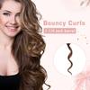 1 1/4 inch Curling Iron, Dual Voltage Hair Curling Iron Heat up to 450F, Professiona Curling Wand Ceramic Tourmaline(Rose Gold) view 2