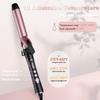 1 1/4 inch Curling Iron, Dual Voltage Hair Curling Iron Heat up to 450F, Professiona Curling Wand Ceramic Tourmaline(Rose Gold) view 4