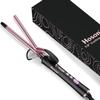 1/2 inch Curling Iron for Short Hair, Dual Voltage Hair Curling Iron Ceramic, Professiona Curling Wand Tourmaline(Rose Gold) view 1