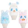 HOPESHINE Microfiber Hair Towel Wrap Small Size for Little Girl 3-Pack Super Absorbent Magic Instant Hair Drying Towels for Kids (Blue+White+Pink 3-Pack) view 1