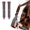 2Pcs Long Hair Curling Barrels Curler Tube Wand and 1 Pcs Volumizing Brush for Dyson Airwrap Styler Attachment, with 2 Pcs Magic Adapter view 2