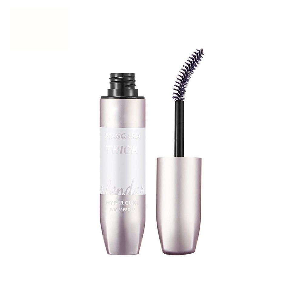 Hhkuize 4D Fiber Curl Long Lasting Waterproof Mascara, Lengthening, Volume and Curl, No Clumping & Smudge, Black/Brown, 8g