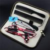 6.0 Inch Professional Hairdressing Scissors Set Flat Scissors Thinning Scissors Send Comb Scraper for Hairdressing Salon Home Scissors Set view 2