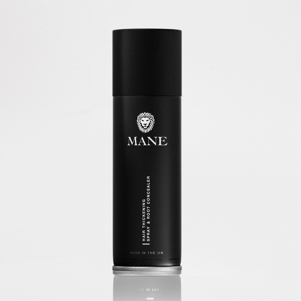 Mane Hair Thickening Spray & Root Touch Up, Instantly Thicker Hair for Men & Women, Fill in Hairlines and Hide Thinning and Fine Patches - Blond, 12 Colors (6.76 oz)