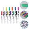 KALLORY 12pcs Nail Art Drawing Pens Colorful Painting Tools for Nail Design Comfortable Grip for Home Salon Use view 3
