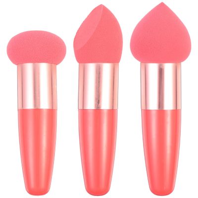 Beaupretty Beauty Pen Set - 3Pcs Makeup Applicator Tool with Handles for Foundation Blending and Easy Application