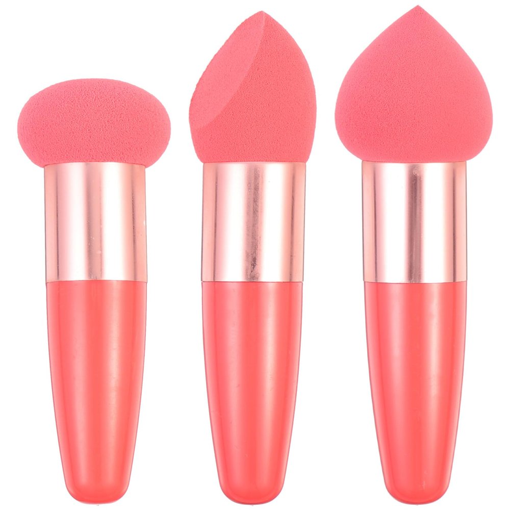 Beaupretty Beauty Pen Set - 3Pcs Makeup Applicator Tool with Handles for Foundation Blending and Easy Application