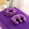 oiakus Face Cushion for Massage Table, Beauty Salon Breast Pillow and Facial Pillow, Feminine Bolster Breast Pillow Face Cradle Rest Pillow for Massage Table SPA Salon view 1