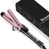 1 1/2 inch Curling Iron, Dual Voltage Large Hair Curling Iron Heat up to 450F, Professiona Curling Wand Ceramic Tourmaline(Rose Gold) view 1