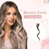 1 1/2 inch Curling Iron, Dual Voltage Large Hair Curling Iron Heat up to 450F, Professiona Curling Wand Ceramic Tourmaline(Rose Gold) view 2