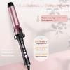 1 1/2 inch Curling Iron, Dual Voltage Large Hair Curling Iron Heat up to 450F, Professiona Curling Wand Ceramic Tourmaline(Rose Gold) view 4