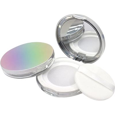 Beaupretty Makeup Sponge Makeup Sponge Makeup Sponge 2pcs Loose Powder Box Empty Refillable Makeup Loose Powder Puff Case with Mirror Mini Holder Setting Powder Setting Powder Setting Powder