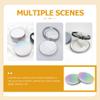 Beaupretty Makeup Sponge Makeup Sponge Makeup Sponge 2pcs Loose Powder Box Empty Refillable Makeup Loose Powder Puff Case with Mirror Mini Holder Setting Powder Setting Powder Setting Powder view 4