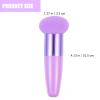 Beaupretty 3pcs Makeup Sponge with Handle Mushroom Foundation Sponge Pens for Liquid Foundation Creams Purple view 2