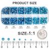 3792 Pcs Aquamarine AB Flatback Rhinestones Set for Nail, Art, Crafts, Makeup, Tumblers Glitter Round with Tweezers and Picking Pen(SS6~SS20) view 2