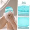 Beaupretty Soap Box Shower Brush Multi-Functional Bath Brush Silicone Bristles for Baby Adult Body Cleaning view 4