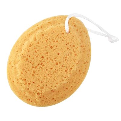 Beavorty 5pcs Honeycomb Bath Sponge for Adults and Boys and Girls Natural Artificial Seaweed Hanging Rope Gentle Exfoliating Shower Supplies Brown