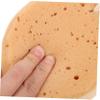 Beavorty 5pcs Honeycomb Bath Sponge for Adults and Boys and Girls Natural Artificial Seaweed Hanging Rope Gentle Exfoliating Shower Supplies Brown view 3
