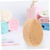 Beavorty 5pcs Honeycomb Bath Sponge for Adults and Boys and Girls Natural Artificial Seaweed Hanging Rope Gentle Exfoliating Shower Supplies Brown view 4
