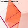 DECHOUS Divided Cell Makeup Storage Box Cotton Pad Dispenser Integrated Makeup Storage Box Bathroom Organizers view 3