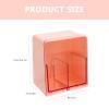 DECHOUS Divided Cell Makeup Storage Box Cotton Pad Dispenser Integrated Makeup Storage Box Bathroom Organizers view 4
