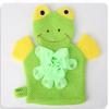 YBERO Bath Towel Dual-Purpose Cartoon Bath Ball Bath Gloves Bath rubbing Back Blister net Greenfrog view 1