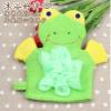 YBERO Bath Towel Dual-Purpose Cartoon Bath Ball Bath Gloves Bath rubbing Back Blister net Greenfrog view 3