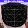 XDONEF Hair Cutting Guide Collar Silicone Waterproof Cutting Cape for Hair Stylist Hair Cutting Mat for Shoulders Hair Cut Mat with Guidelines Weighted Neck Wrap for Salon Home Large view 3