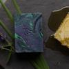 2 bars of Northern Lights Soap with Lavender and Lemongrass essential oils and activated charcoal view 2