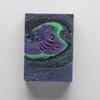 2 bars of Northern Lights Soap with Lavender and Lemongrass essential oils and activated charcoal view 4