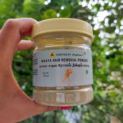 Maaya herbal hair removal powder - organic & natural - removes hair seamlessly - ISO CERTIFIED - Sindinga9