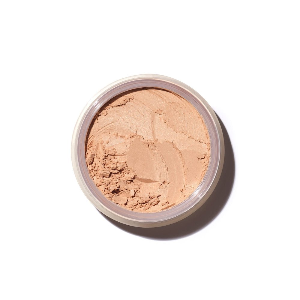 Saie Airset Radiant Loose Setting Powder - Weightless Face Powder to Set, Smooth + Diffuse Face Makeup - Formulated with Hydrating Squalane - Translucent Medium (0.14 oz)