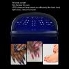 Gel Nail Lamp 256W 57pcs Lamp Chips 4 Timers Fast Curing Portable Handle Red Nail Art Tool Smart Sensing for Women Girls Nail Makeup view 3
