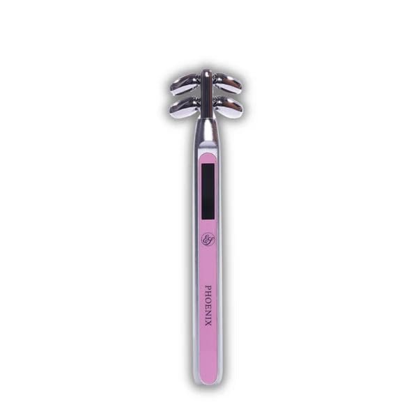 EvenSkyn Phoenix Light-Powered 4-Roller Face & Neck Sculpting Tool | Daily Microcurrent Skincare Bar for Gentle Massage, Relaxation & Facial Contouring