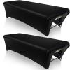 Remagr 2 Pieces Lash Bed Covers PU Leather Wipeable Fitted Massage Table Cover Waterproof Reusable Spa Bed Covers for Lash Massage Spa Salon Made of Artificial Leather and Stretch Fabric view 1