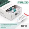 MO MOLONG Tattoo Cartridge Needles 20Pcs Professional MO Cartridges Membrane Tattoo Cartridges with Finger Ledge Round Liner 11 Diameter 0.35mm (1211RL) view 3