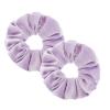 2 Pcs Large Size Light Purple Scrunchies for Women Hair Elastic Bands view 1