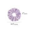 2 Pcs Large Size Light Purple Scrunchies for Women Hair Elastic Bands view 2