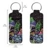 Baxinh Chapsticks Holder for Lipstick, Lip Balm Gloss Holder for Women Lippy Clip Chapstick Keychain with Mushroom Printed view 2