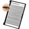 Bodermincer Large Tray D Curl 12 Rows 240 Bundles 10D Cluster Eyelash Extension Natural Russian Volume Faux Cils Eyelashes Individual Cluster False Lashes Makeup 6-20mm to Choose (18mm) view 1
