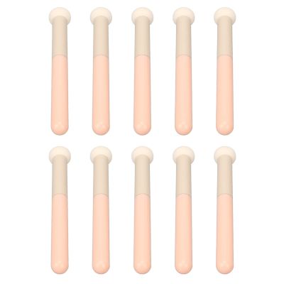 10Pcs Concealer Brush, Soft High Concealer Mushroom Shaped Brush Professional Cosmetics Concealer Brush for Liquid, Cream, Powder,Blending, Buffing Dark Circles and Marks