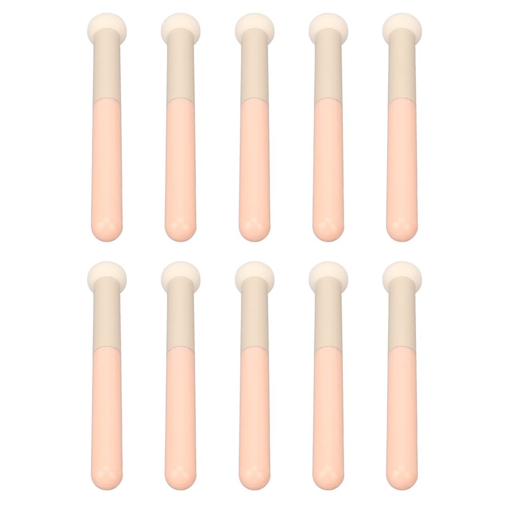 10Pcs Concealer Brush, Soft High Concealer Mushroom Shaped Brush Professional Cosmetics Concealer Brush for Liquid, Cream, Powder,Blending, Buffing Dark Circles and Marks