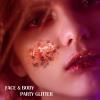 DAGEDA Body Glitter Gel, Face Glitters Body Gel Sequins Shimmer Liquid Eyeshadow, Chunky Glitter for Face Hair Nails, Holographic Cosmetic Laser Powder Festival Glitter Makeup 50ml(Red) view 2