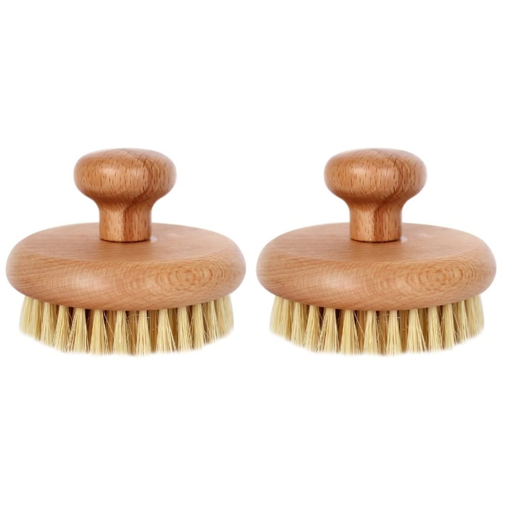 FOMIYES 2pcs Comfortable Handle Bathing Brush Exfoliating Body Scrubber for Shower Made for Deep Cleansing and Skin Care