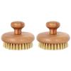 FOMIYES 2pcs Comfortable Handle Bathing Brush Exfoliating Body Scrubber for Shower Made for Deep Cleansing and Skin Care view 1