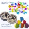 Bath Bombs for Kids,12pcs Bath Bombs with Surprise Crystal Toys Inside, Handmade Natural and Organic Bubble Bath Bombs, Birthday Christmas Easter Gift for Girls view 2